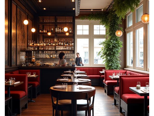Comparaison avant/après du restaurant Le Bistrot Gourmand