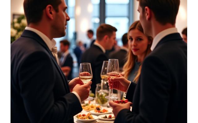 Cocktail d'affaires élégant dans un lieu atypique parisien