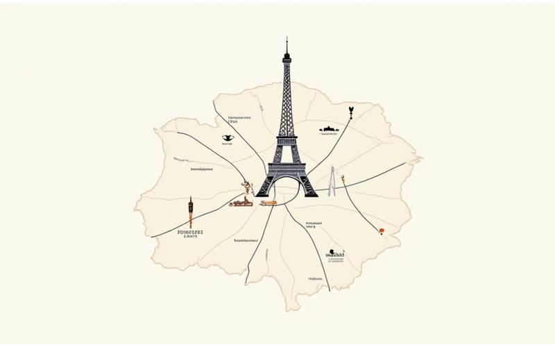 Carte interactive des lieux d'événements à Paris
