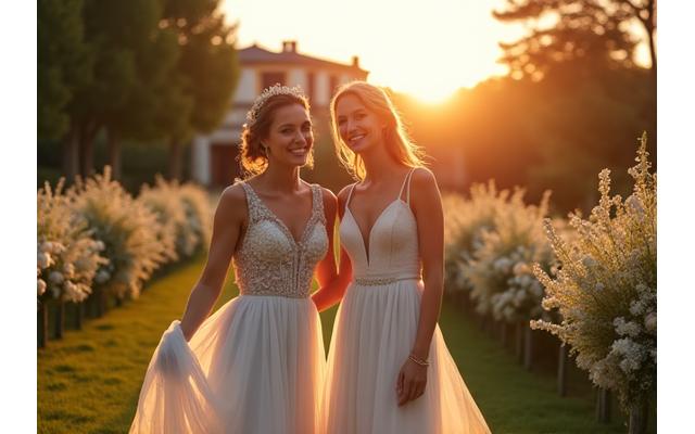 Mariage gastronomique dans un château