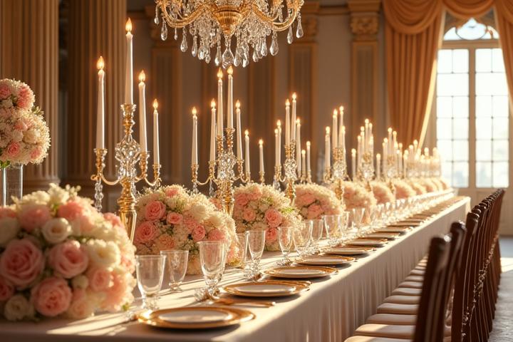 Réception de mariage chic à Versailles
