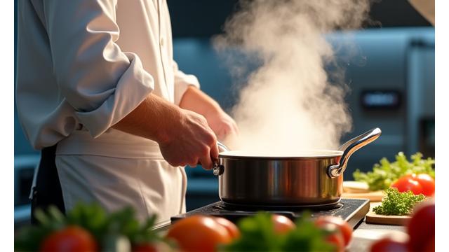 Image d'une vidéo de démonstration culinaire d'un chef