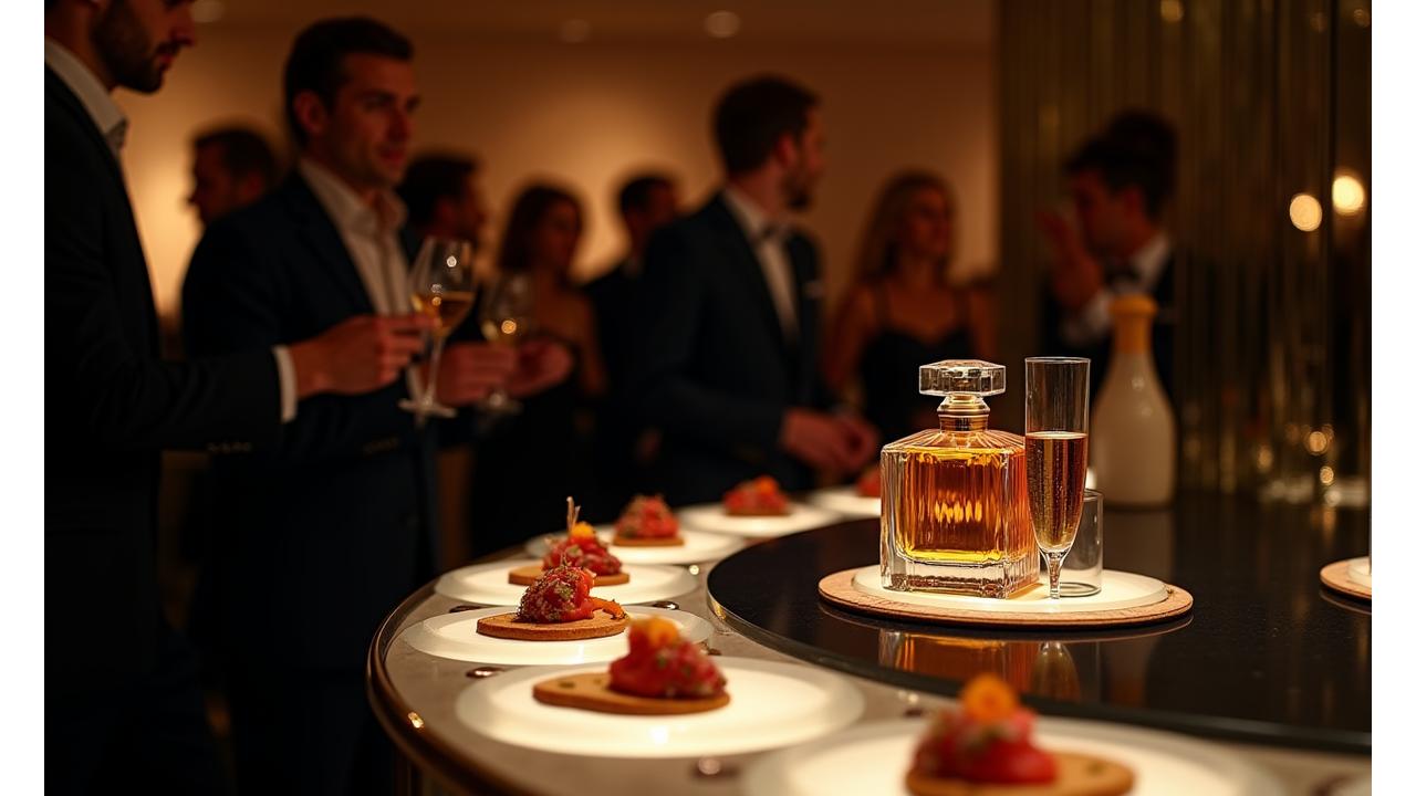 Cocktail de lancement de produit de luxe pour LVMH à Paris