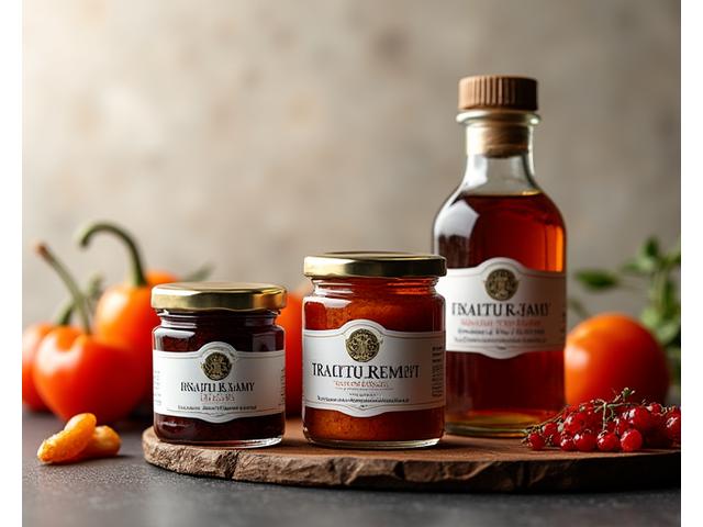 Condiments et sauces gastronomiques signature