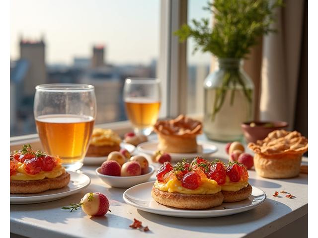 Assortiment élégant de boîtes apéritif gourmandes et produits de snacking de luxe